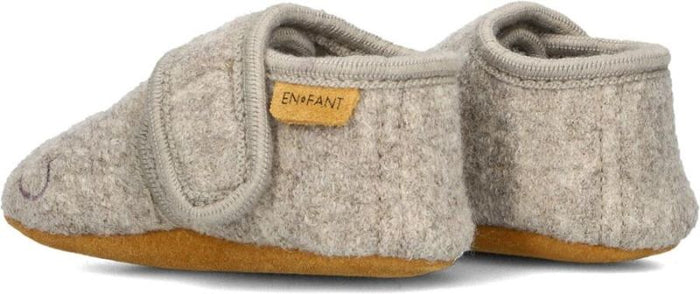 En Fant| Baby wool slippers w/ embroidery| Heart