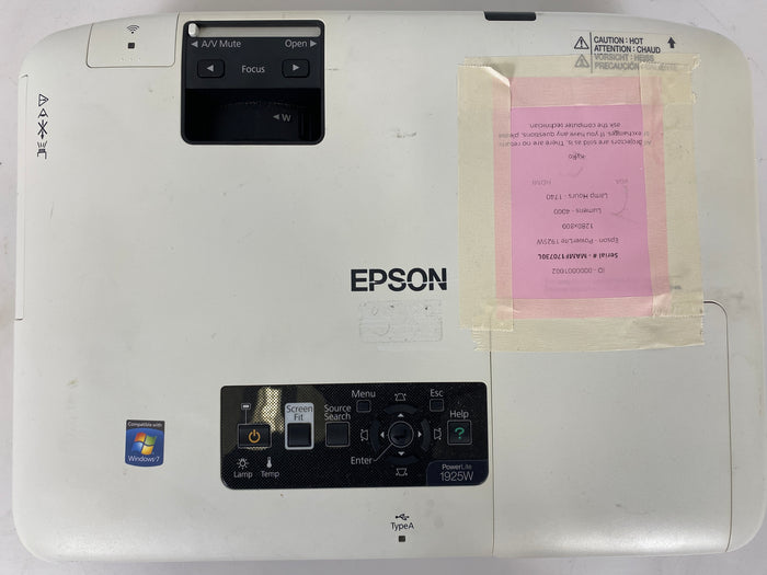 Epson PowerLite 1925W Multimedia Projector