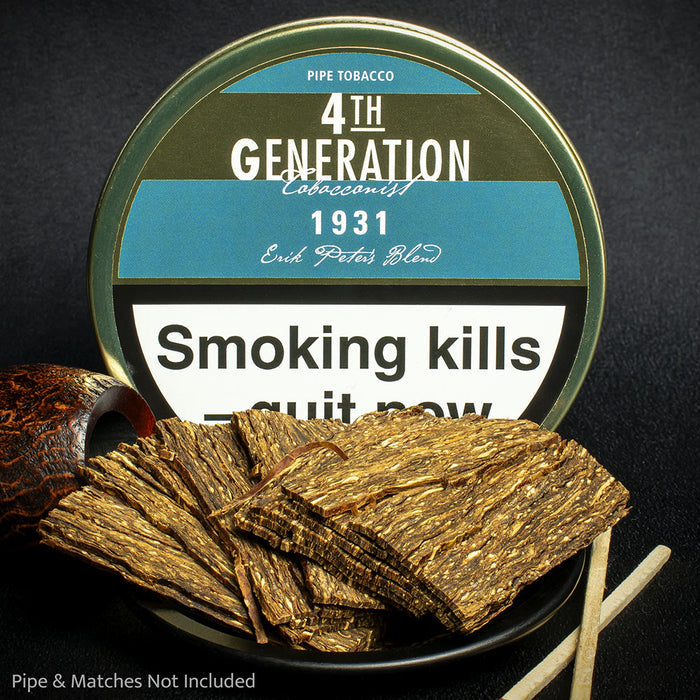 Erik Stokkebye 4th Generation 1931 Pipe Tobacco - 50g Tin