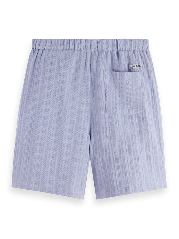 Fave - Tonal Striped  Regular Fit Bermuda Shorts