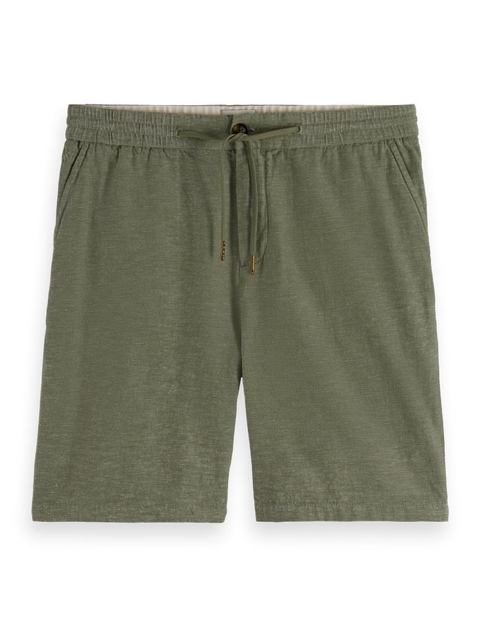 Fave Cotton-Linen Twill Bermuda
