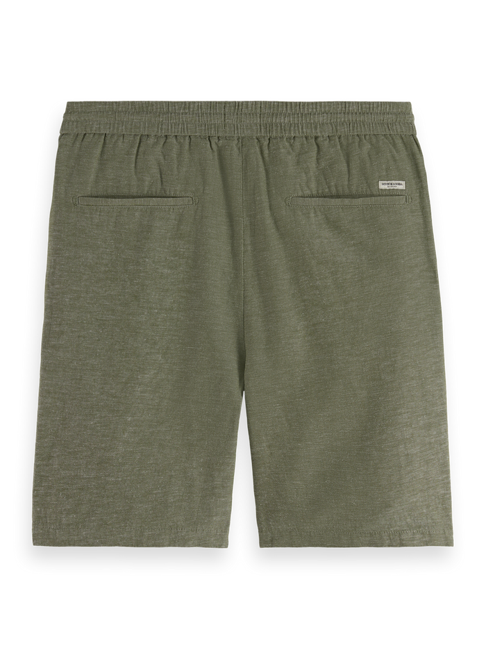 Fave Cotton-Linen Twill Bermuda
