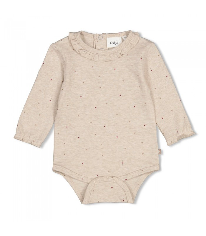 Feetje | Romper AOP | Taupe melange