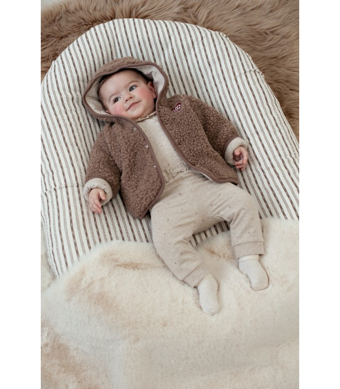 Feetje | Romper AOP | Taupe melange