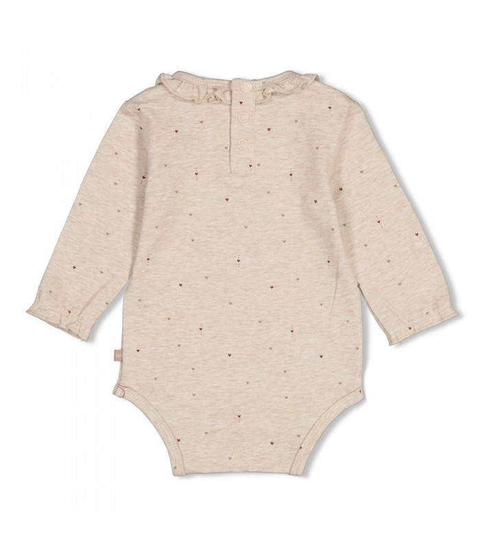 Feetje | Romper AOP | Taupe melange