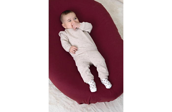 Feetje | Sweater AOP relaxed fit | Taupe melange
