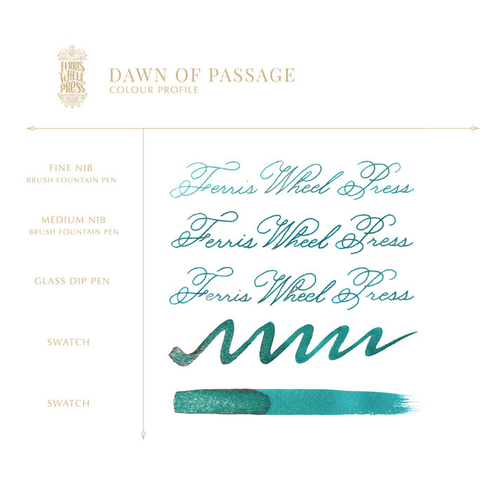 FerriTales | The Book of Knights Series | Dawn Of Passage 85ml Ink - Ferris Wheel Press