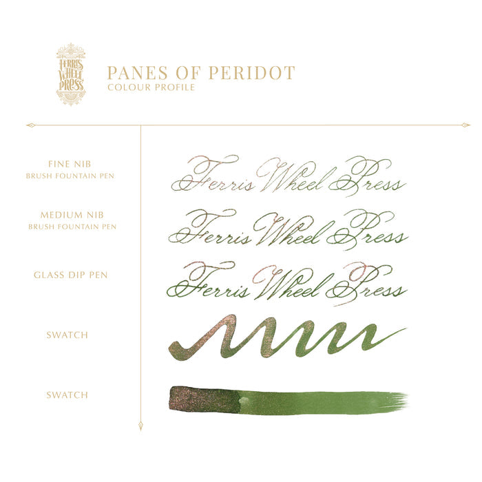 FerriTales | The Book of Knights Series | Panes of Peridot 85ml Ink