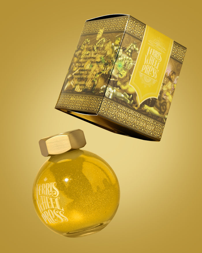 FerriTales | The Book of Knights Series | Sunforged Solace 85ml Ink - Ferris Wheel Press