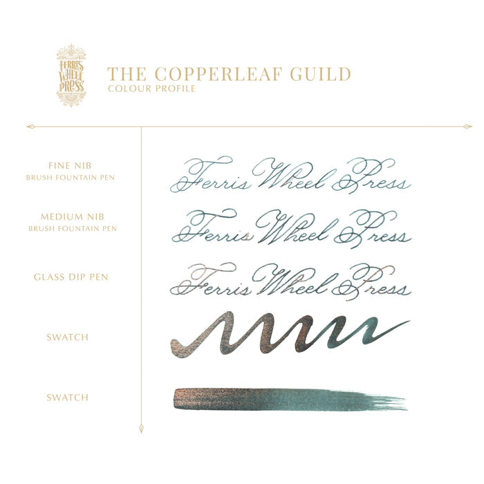 FerriTales | The Book of Knights Series | The Copperleaf Guild 85ml Ink - Ferris Wheel Press