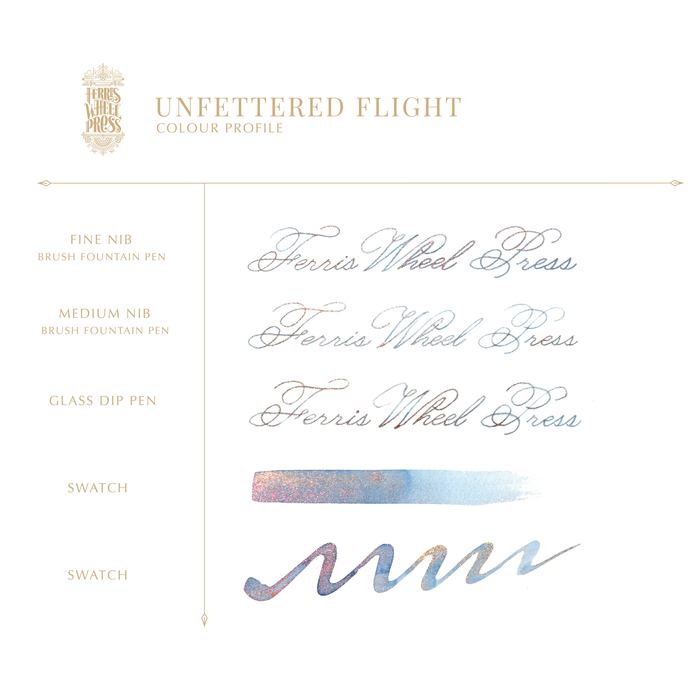 FerriTales | The Wild Swans | Unfettered Flight 85ml Ink - Ferris Wheel Press