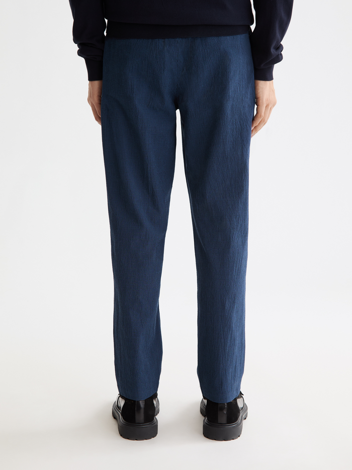 Finch - Cotton Blend Seersucker Tapered Fit Jogger