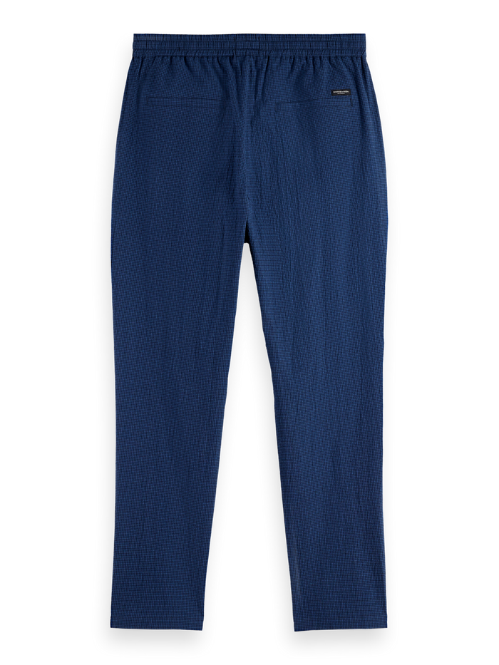 Finch - Cotton Blend Seersucker Tapered Fit Jogger