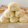 Flour-Dusted Soft White Baps