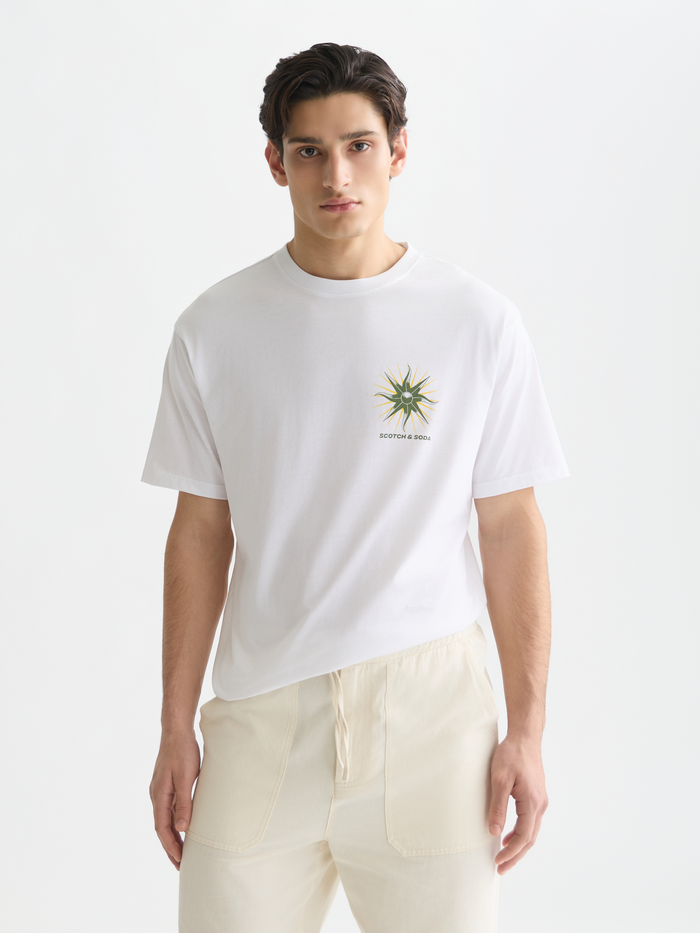 Front And Back Artwork Relaxed-Fit T-Shirt