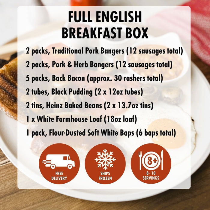 Full English Breakfast Box (8+ servings)