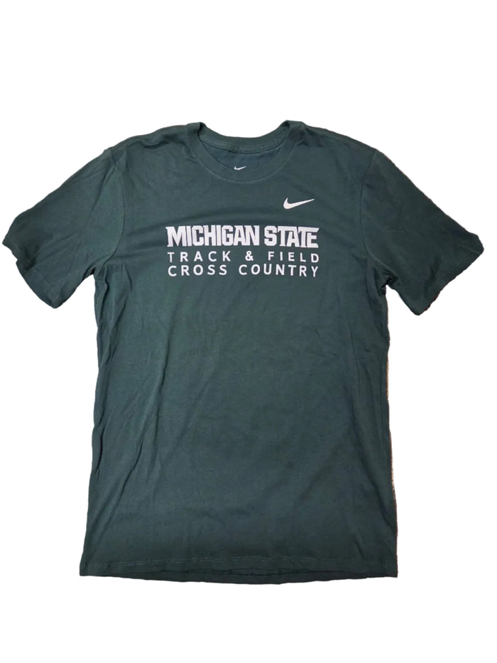 Nike Green Dri-Fit Track & Field Cross Country T-Shirt Men's Size M