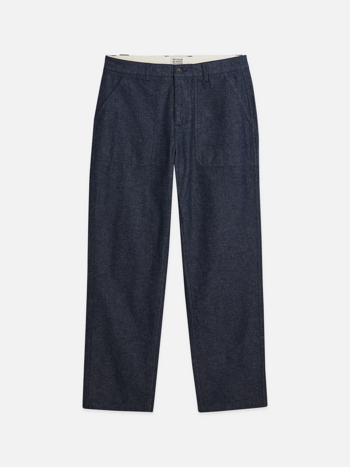 Harper Cotton-Linen Tapered Fit Chino