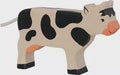 Holztiger |Houten koe staand zwart 16cm