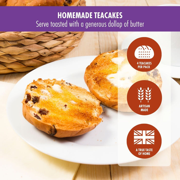 Homemade Teacakes: 4 per Pack