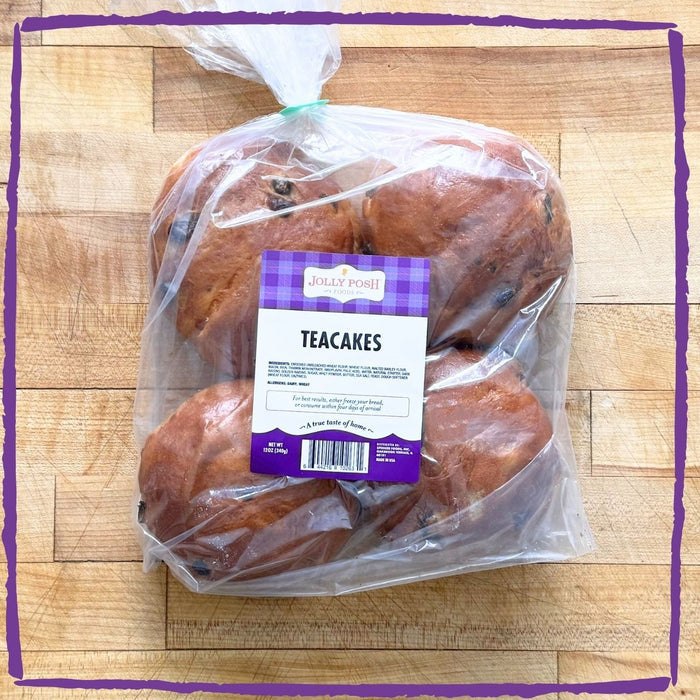 Homemade Teacakes: 4 per Pack