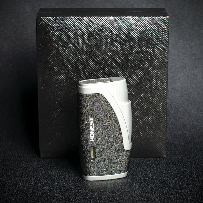 Honest Neath Cigar Lighter - Black/Chrome