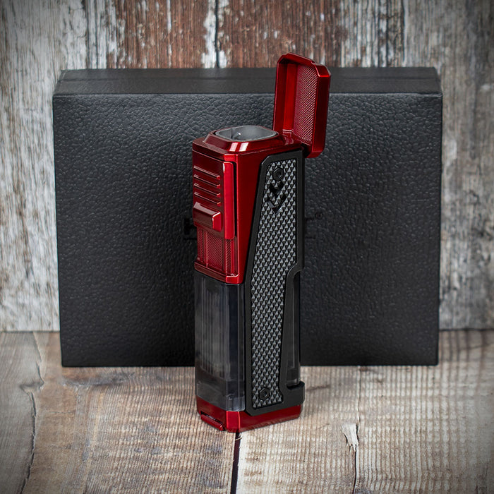 Honest Shakespeare Cigar Lighter - Red/Black