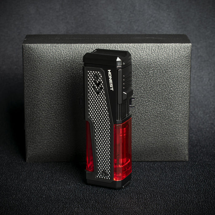 Honest Shakespeare Cigar Lighter -Black/Red