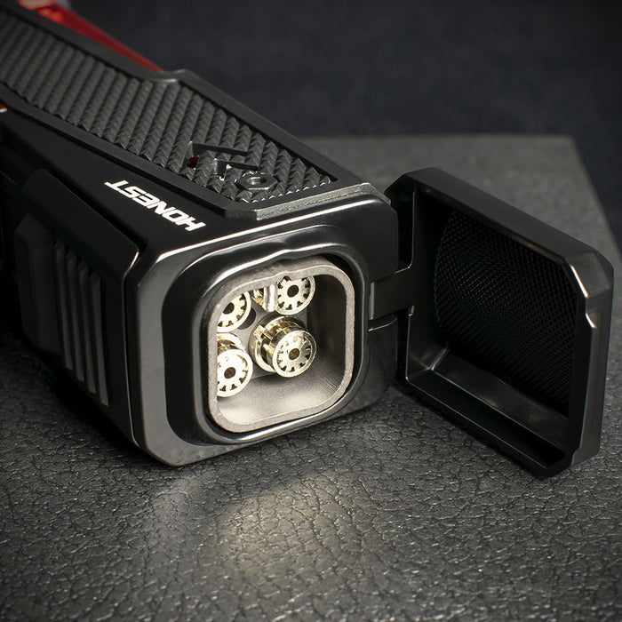 Honest Shakespeare Cigar Lighter -Black/Red