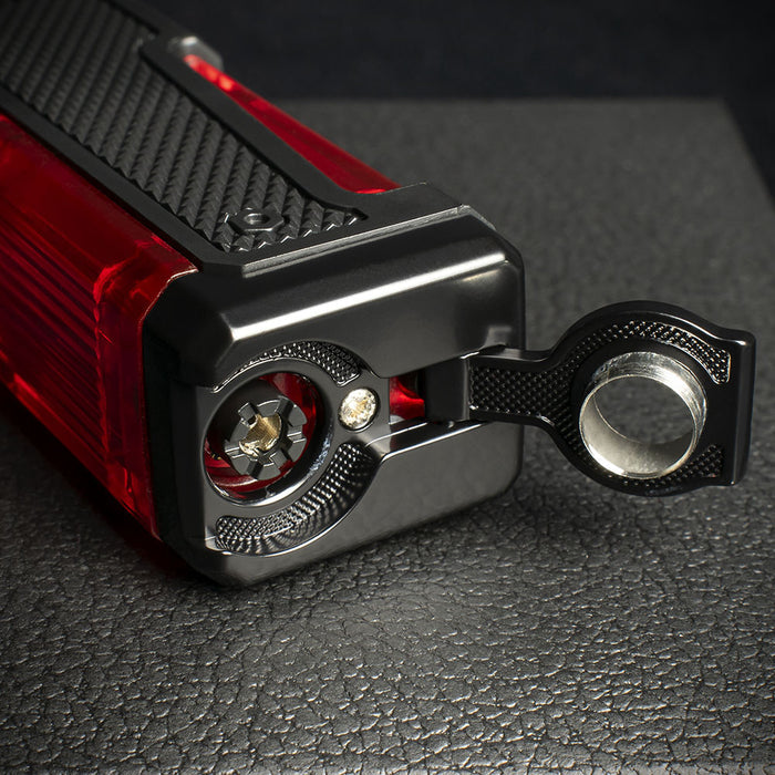 Honest Shakespeare Cigar Lighter -Black/Red