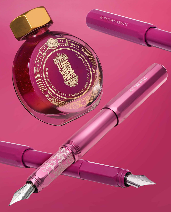 Honorary Edition | Aluminum Carousel Fountain Pen - Little Miss Jubilee