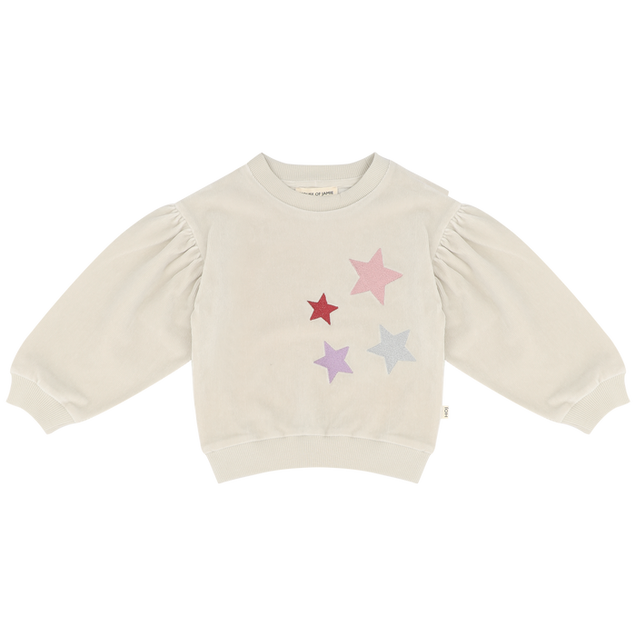 House of Jamie | Balloon sweater | Sandshell (rib velvet)