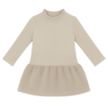 House of Jamie | Flare dress | Beige (rib fleece & plush)