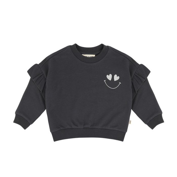 House of Jamie | Frill sweatshirt | Sapphire (sweat)