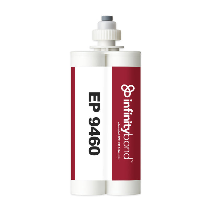 400 ml C-System Cartridge of Infinity Bond EP 9460 – Semi-rigid gray epoxy, impact resistant, bonds ceramics and metals