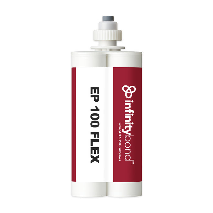 400 ml C-System Cartridge of Infinity Bond EP 100 Flex – 1:1 epoxy adhesive, fast-curing, vibration and shock resistant