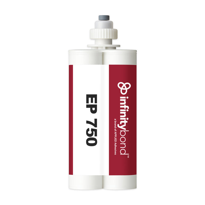 Medium viscosity epoxy adhesive – Infinity Bond EP 750 400 ml C-System Cartridge, 1:1 ratio, bonds metals and plastics