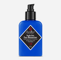 Blue bottle of Jack Black Double-Duty Face Moisturizer on a white background