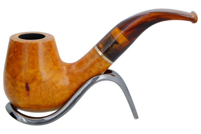 Jean Claude 9mm Filter Tortoise Shell Briar Smoking Pipe - Shape 03