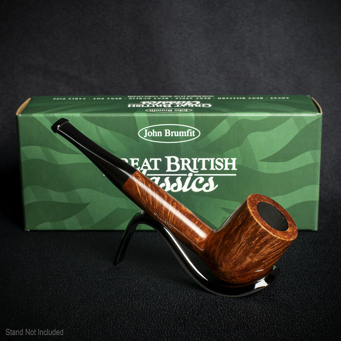 John Brumfit Great British Classics Briar Smoking Pipe - Billiard