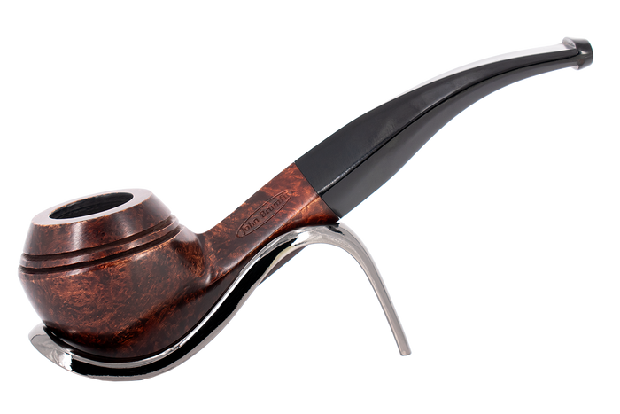 John Brumfit Great British Classics Briar Smoking Pipe - Rhodesian