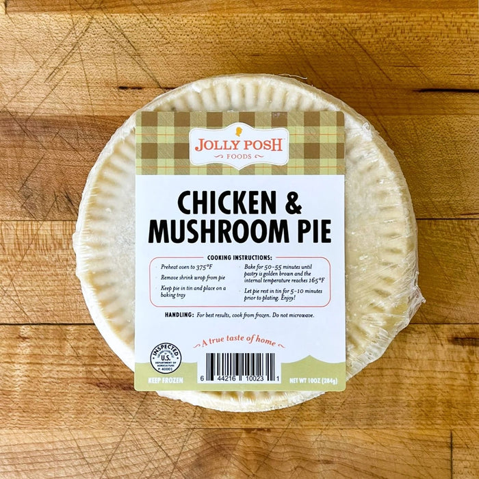 Jolly Posh Chicken & Mushroom Pie: 10oz