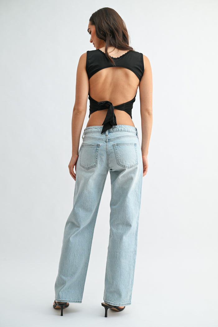Just Black Denim Studded Jean