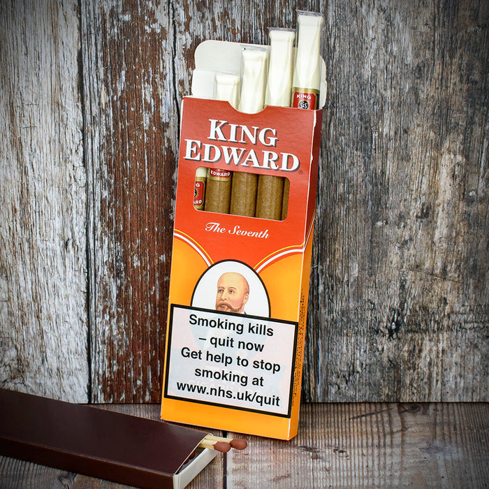 King Edward Tip Cigarillos Cigars - 5 Pack