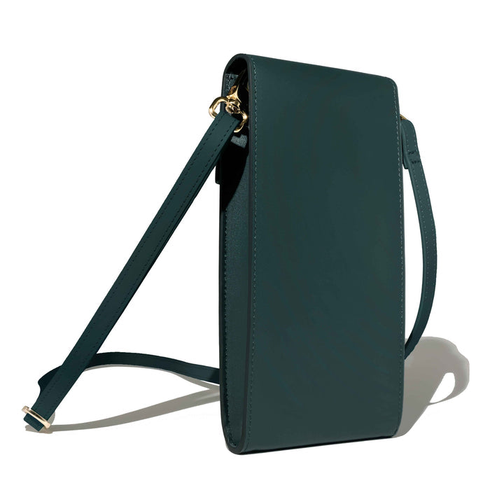 Leather Stationery Collection - The Pendant Purse / Deep Teal