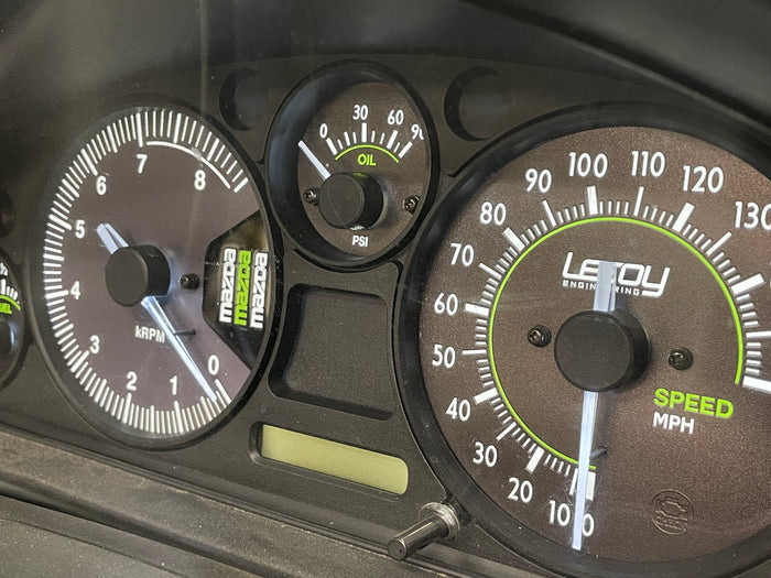 Leroy Engineering NA/NB Miata Gauges faces by RevLimiter