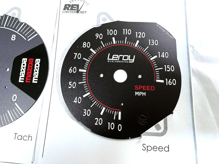 Leroy Engineering NA/NB Miata Gauges faces by RevLimiter