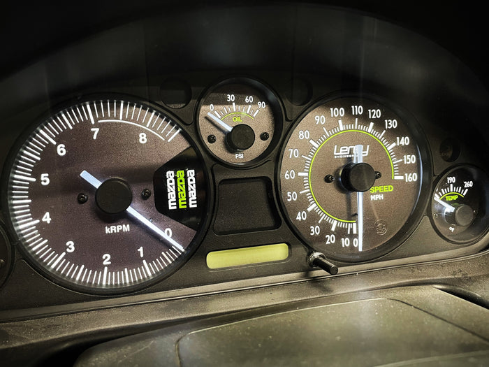 Leroy Engineering NA/NB Miata Gauges faces by RevLimiter