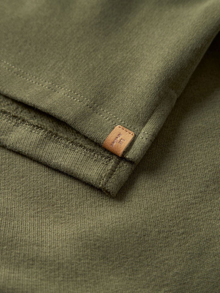 Lil'atelier | London rit loose sweater - winter moss