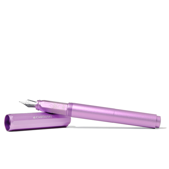 Limited Edition 2024 | Aluminum Carousel Fountain Pen - Aurorealis - Ferris Wheel Press